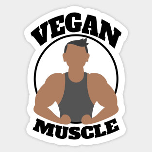Vegan Muscle Vegan Lifestyle Sticker